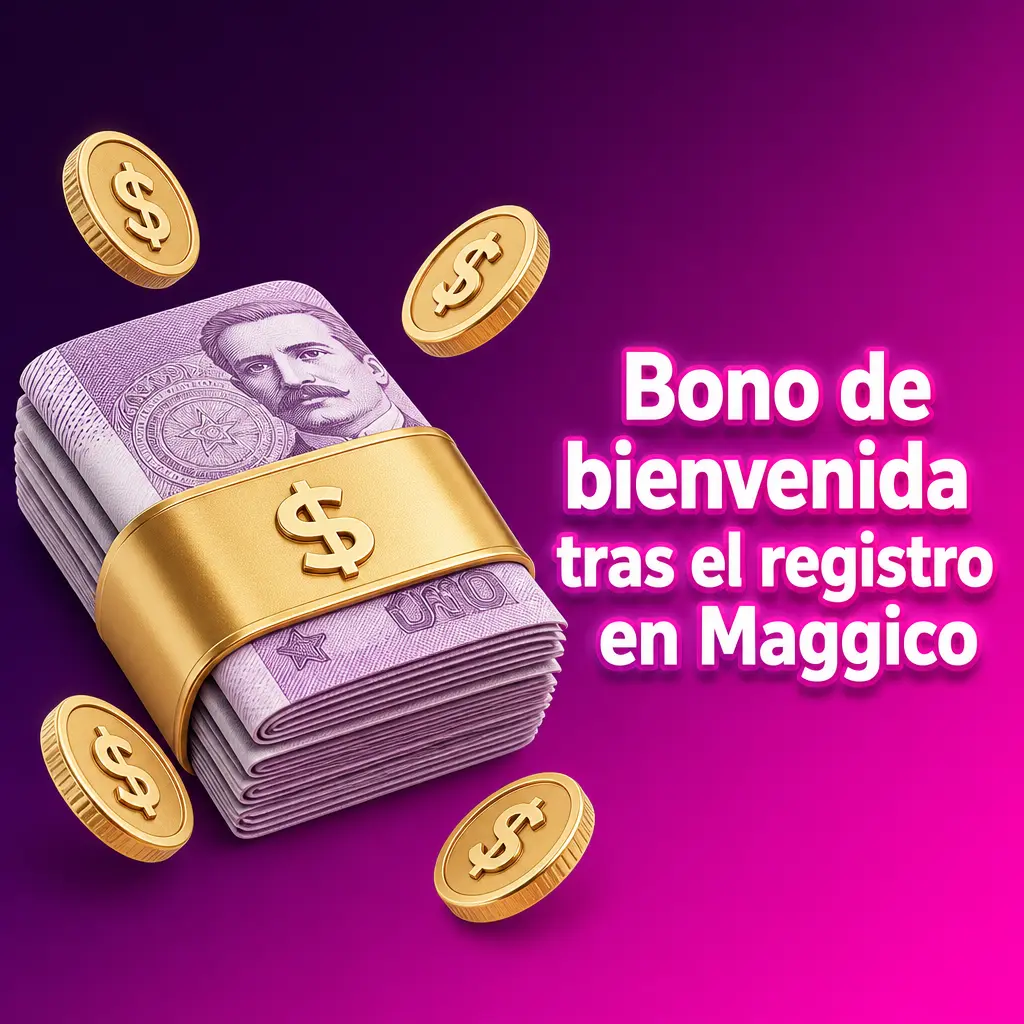 Bono de bienvenida Deportes de Maggico: 100% hasta 250.000 CLP tras el registro y primer depósito