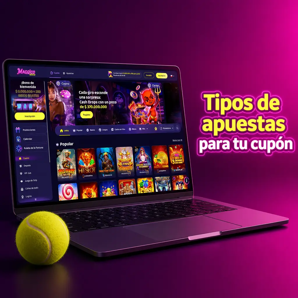 Tipos de apuestas para cupón: simple, combinada, sistema, en vivo y anticipada con cuota y riesgo
