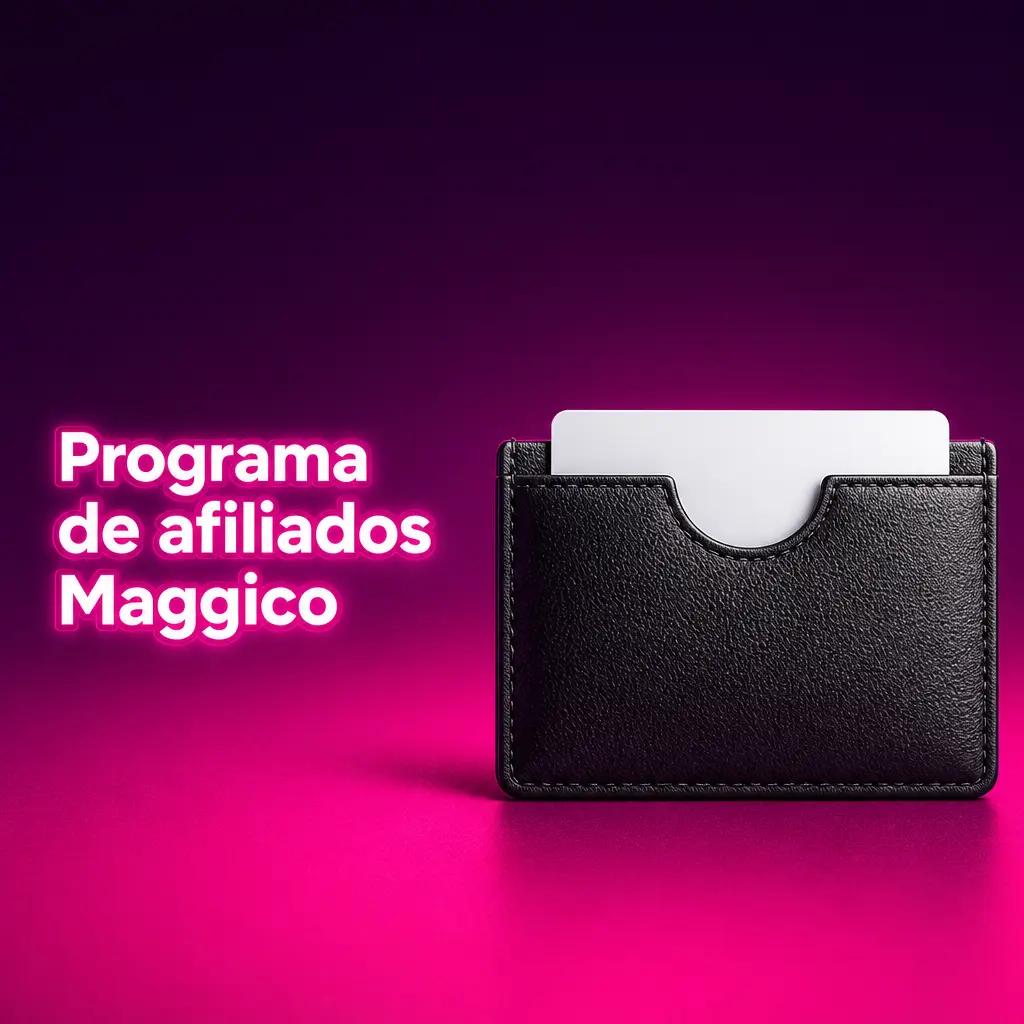 Programa de afiliados Maggico con enlaces de seguimiento, reportes y comisiones para partners en 2026